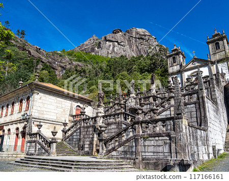 Santuario de Nossa Senhora da Peneda, at the Peneda Geres National Park in Norhern Portugal. 117166161