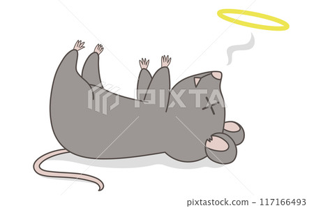 一隻死老鼠的流行插畫 117166493