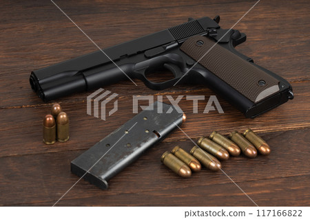M1911 Automatic Pistol, Caliber .45 with magazine and ammunition M1911 Automatic Pistol, Caliber .45 with magazine and ammunition 117166822