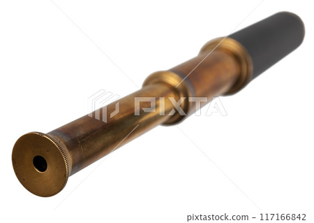 Old vintage spyglass telescope 117166842