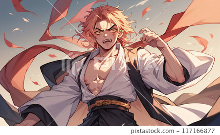 A man screaming and crying A man screaming and crying 117166877