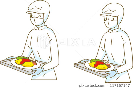 食品加工人員煮飯 食品加工人員煮飯 117167147