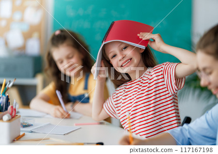 Children are learning in the class 117167198