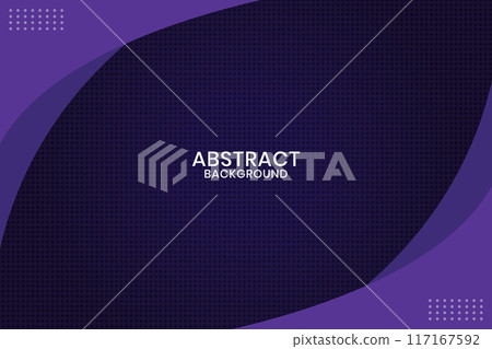 Abstract Background with Geometric Purple and Dark Dotted Elements - Minimal Geometric Background	 117167592