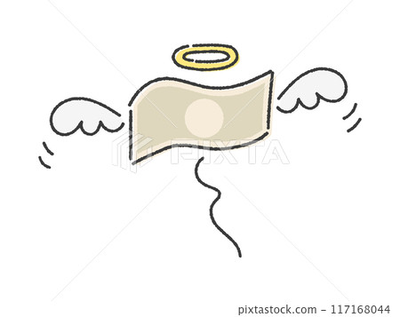 飛行普通帳單範本-減少金錢、付款和損失的手繪圖像材料 飛行普通帳單範本-減少金錢、付款和損失的手繪圖像材料 117168044