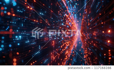 Digital background image perfect for technological operations, neural networks, AI, etc 117168166