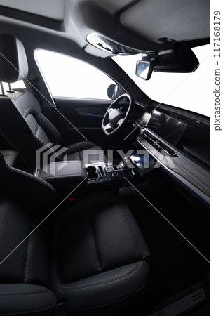 Car modern interior with ambient light Car modern interior with ambient light 117168179