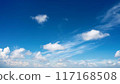 Clouds floating in the blue sky 117168508