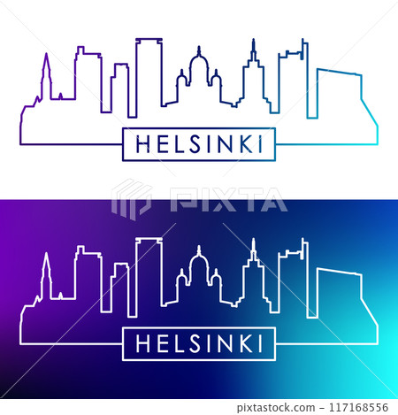 Helsinki, Finland skyline. 117168556
