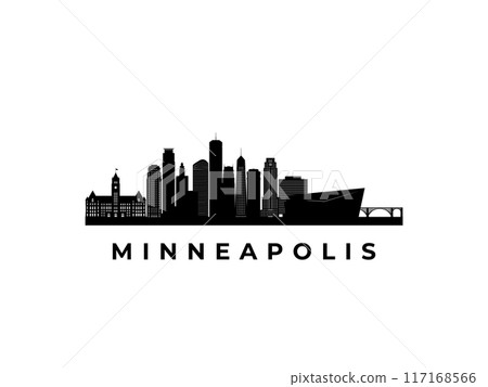 Vector Minneapolis skyline. 117168566