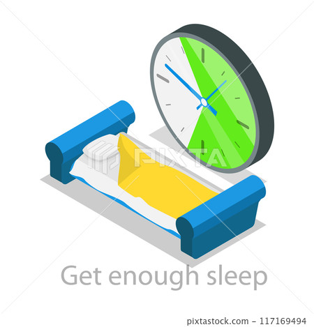 3D Isometric Flat Vector Illustration of Healthy Aging, Physical Activity and Health Care for Elderly Senior People. Item 5 117169494
