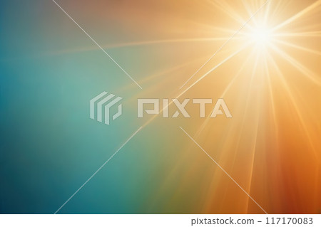 Colorful sunshine glare pastel colors background. 117170083