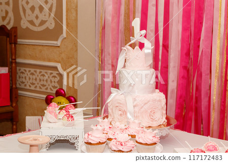 beautiful cake, candy and cake with a unit beautiful cake, candy and cake with a unit 117172483