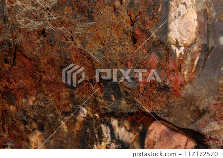 macro stone mineral jasper on black background macro stone mineral jasper on black background 117172520
