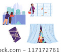 Sanctions vector concept. Country and people with sanctions , symbolizes the prohibition of freedom and restrictions 117172761