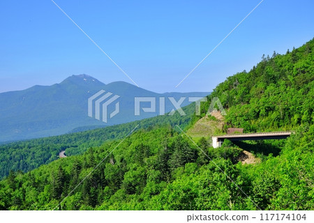 Hokkaido in summer - Scenery of Mikuni Pass Hokkaido in summer - Scenery of Mikuni Pass 117174104