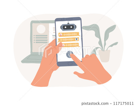Call center automation isolated cartoon vector illustrations. 117175011