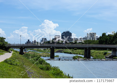 Kamogawa in early summer Kamogawa in early summer 117175667