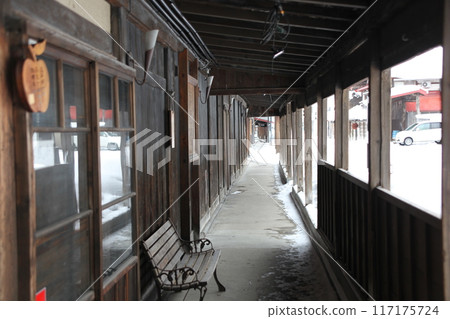 冬天的小見世街景_青森縣 冬天的小見世街景_青森縣 117175724