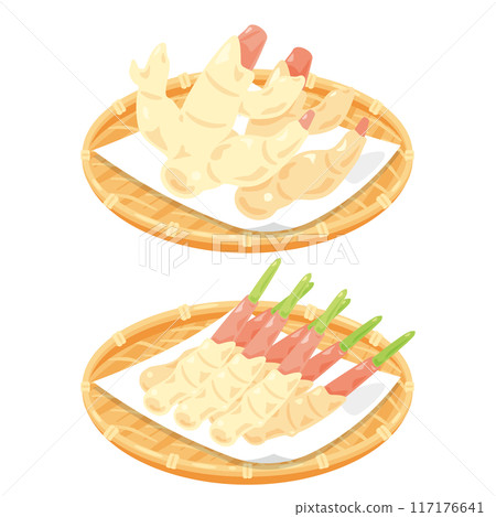 薑葉和鮮薑放入漏杓中 薑葉和鮮薑放入漏杓中 117176641