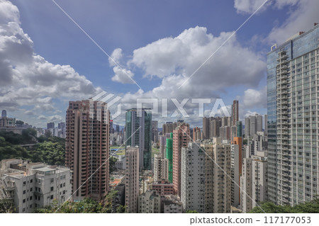 Contemporary Building in Happy Valley, Hong Kong City June 23 2024 117177053