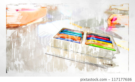 Sketch style sketch illustration nursery school toddler child daily education early childhood education health habits kindergarten 117177686
