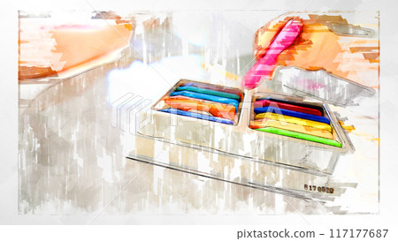 Sketch style sketch illustration nursery school toddler child daily education early childhood education health habits kindergarten 117177687