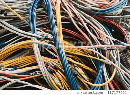 很多電纜 很多電纜 117177931