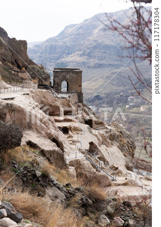 Rock-hewn caves of ancient monastic complex of Vardzia 117178304