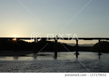 上屋橋（俗稱京都府八幡市流橋），儘管被沖毀了24次。 117179032