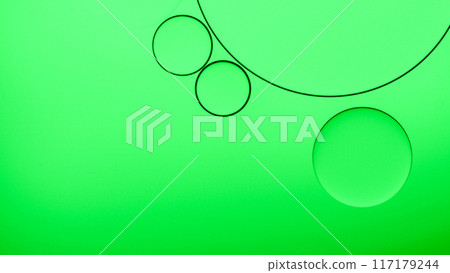 macro abstract photography of oil droplet on green gradient background macro abstract photography of oil droplet on green gradient background 117179244