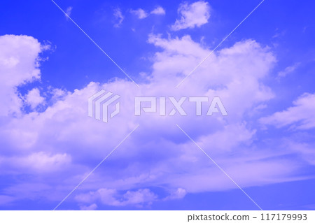 Blue sky with clouds (background material) Blue sky with clouds (background material) 117179993