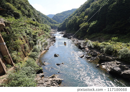 Sagano Sightseeing Railway Torokko Hozukyo Station / Hozugawa River Boat [Arashiyama, Nishikyo-ku, Kyoto City, Kyoto Prefecture] 117180088