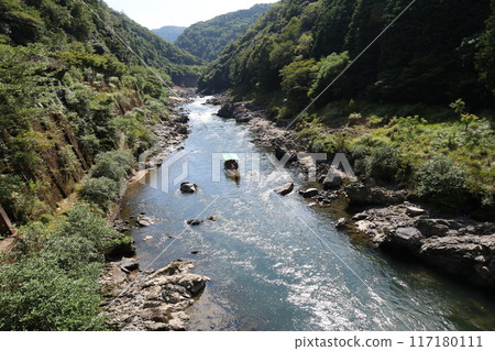Sagano Sightseeing Railway Torokko Hozukyo Station / Hozugawa River Boat [Arashiyama, Nishikyo-ku, Kyoto City, Kyoto Prefecture] 117180111