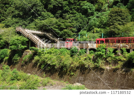 Sagano Sightseeing Railway Torokko Hozukyo Station / Hozugawa River Boat [Arashiyama, Nishikyo-ku, Kyoto City, Kyoto Prefecture] 117180532