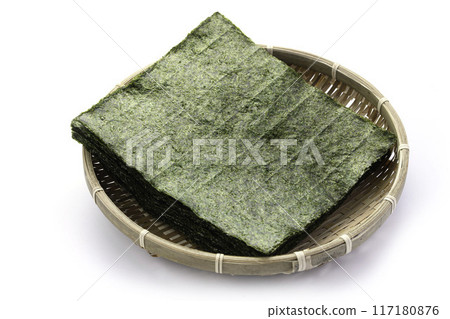 有明海的烤海藻(白色背景) 有明海的烤海藻(白色背景) 117180876