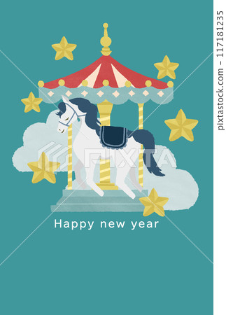 2026年新年賀卡模板 2026年新年賀卡模板 117181235