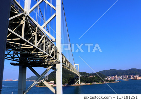 Kanmon Bridge Kanmon Strait Dannoura Parking Area Dannoura Dannoura Parking Area Yamaguchi Prefecture Kanmon Bridge Kanmon Strait Dannoura Parking Area Dannoura Dannoura Parking Area Yamaguchi Prefecture 117181251