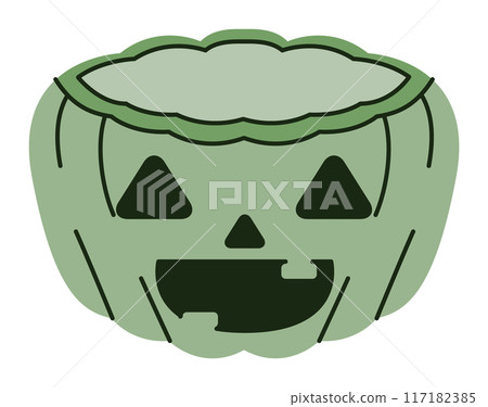 Empty Halloween pot Empty Halloween pot 117182385