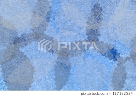 Water world image made of washi paper [Background material] 117182584