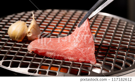 Grilled meat shoulder loin Grilled meat shoulder loin 117182612