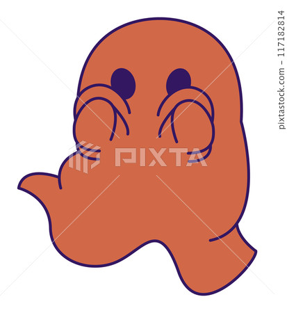 Expressive Halloween ghosts 117182814