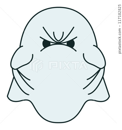 Expressive Halloween ghosts 117182825