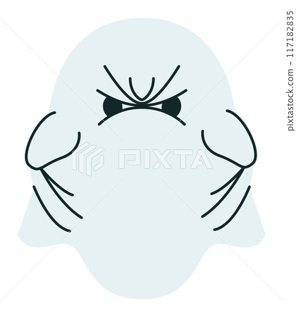 Expressive Halloween ghosts 117182835