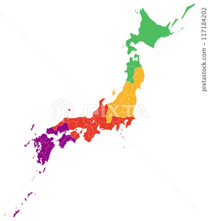 Sample temperature distribution in the Japanese archipelago 117184202