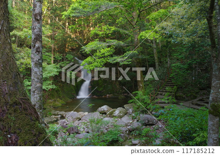Waterfall landscape 117185212