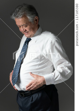 高級男性內臟脂肪胃 117185380