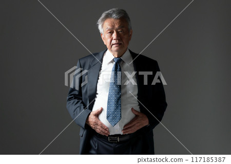 高級男性內臟脂肪胃 117185387