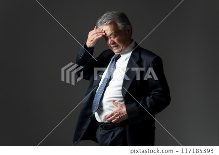 高級男性內臟脂肪胃 117185393