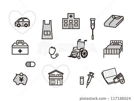 關於保險的圖標集 關於保險的圖標集 117186024